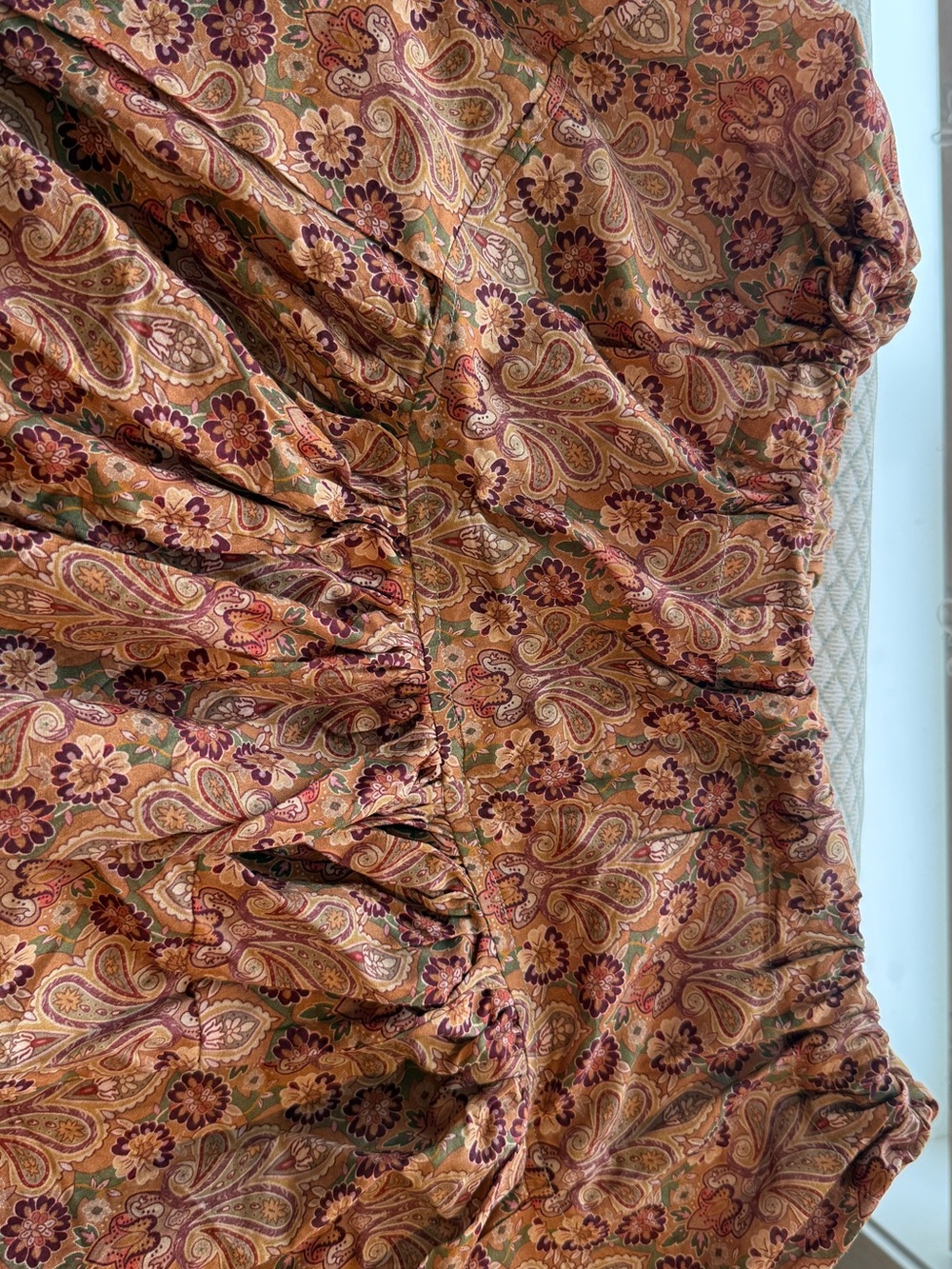 Khaadi Pakistani Desi 3 piece embroidered kurta shirt, duppata scarf and shalwar - Picture 15 of 15